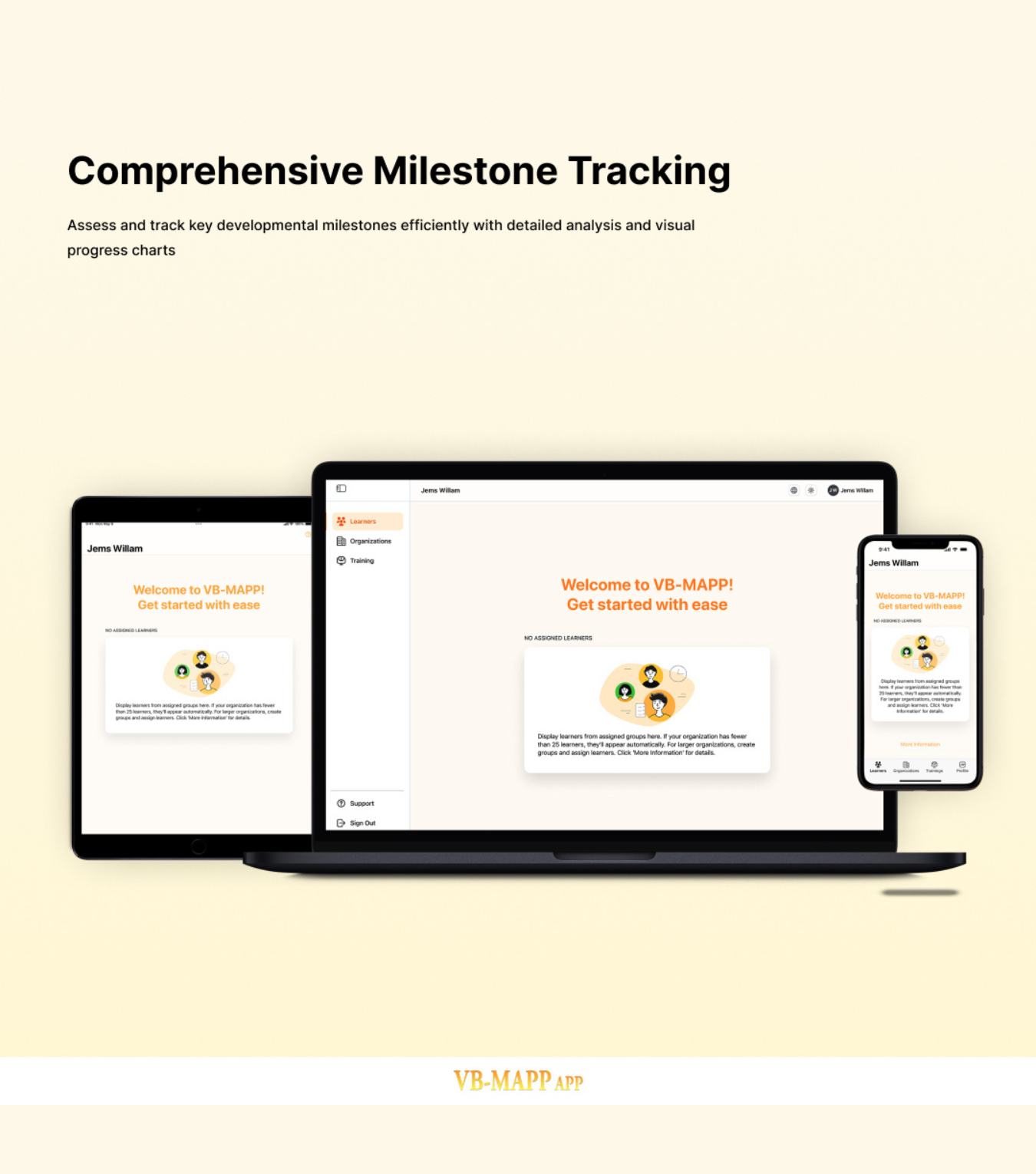 VB-MAPP App for iPhone, iPad and Web