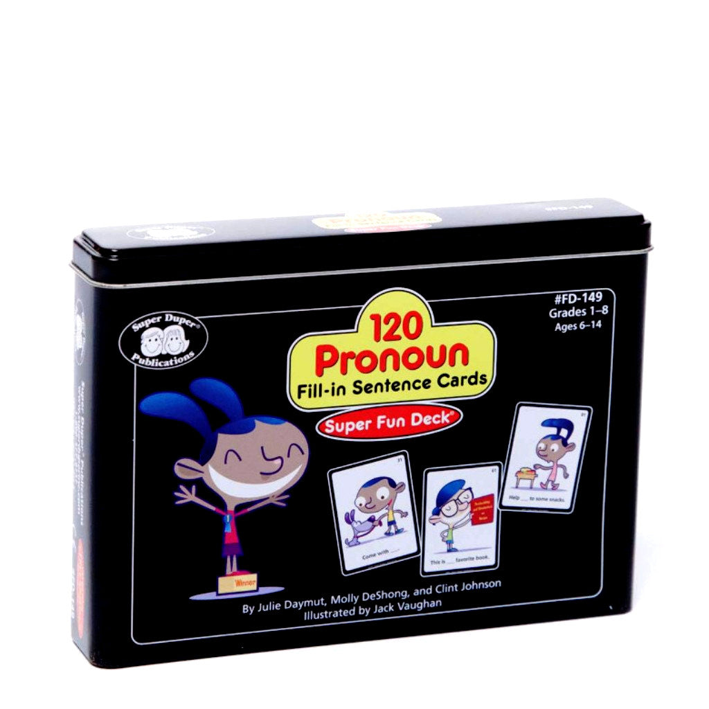 120 Pronoun Fill-in Sentence Cards