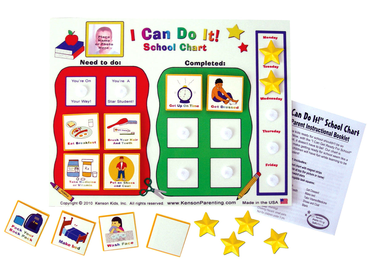 I Can Do It School Chart