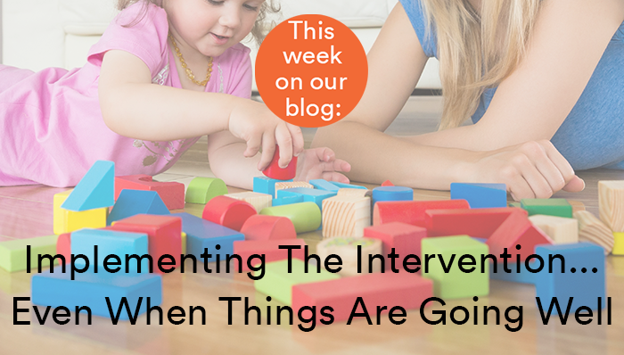 Implementing the Intervention…Even When Things are Going Well