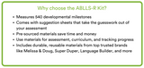 Assessment Materials Kit for ABLLS®-R, with Manual