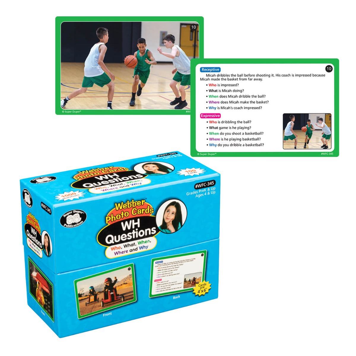 Webber® Photo Cards WH Questions