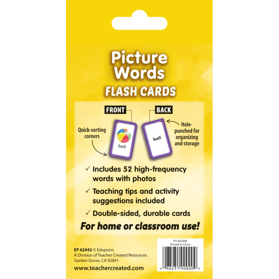 Picture Words Flashcards
