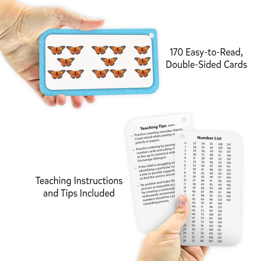 Numbers Flashcards, 0-150