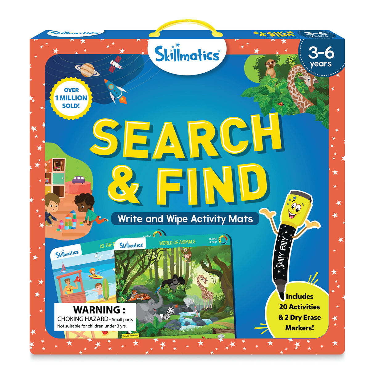 Search & Find Reusable Activity Mats