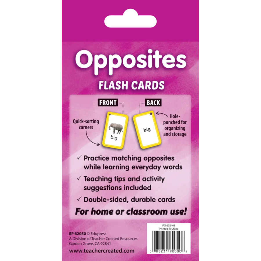Opposites Flashcards