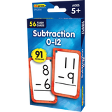 Subtraction Flashcards, 0-12
