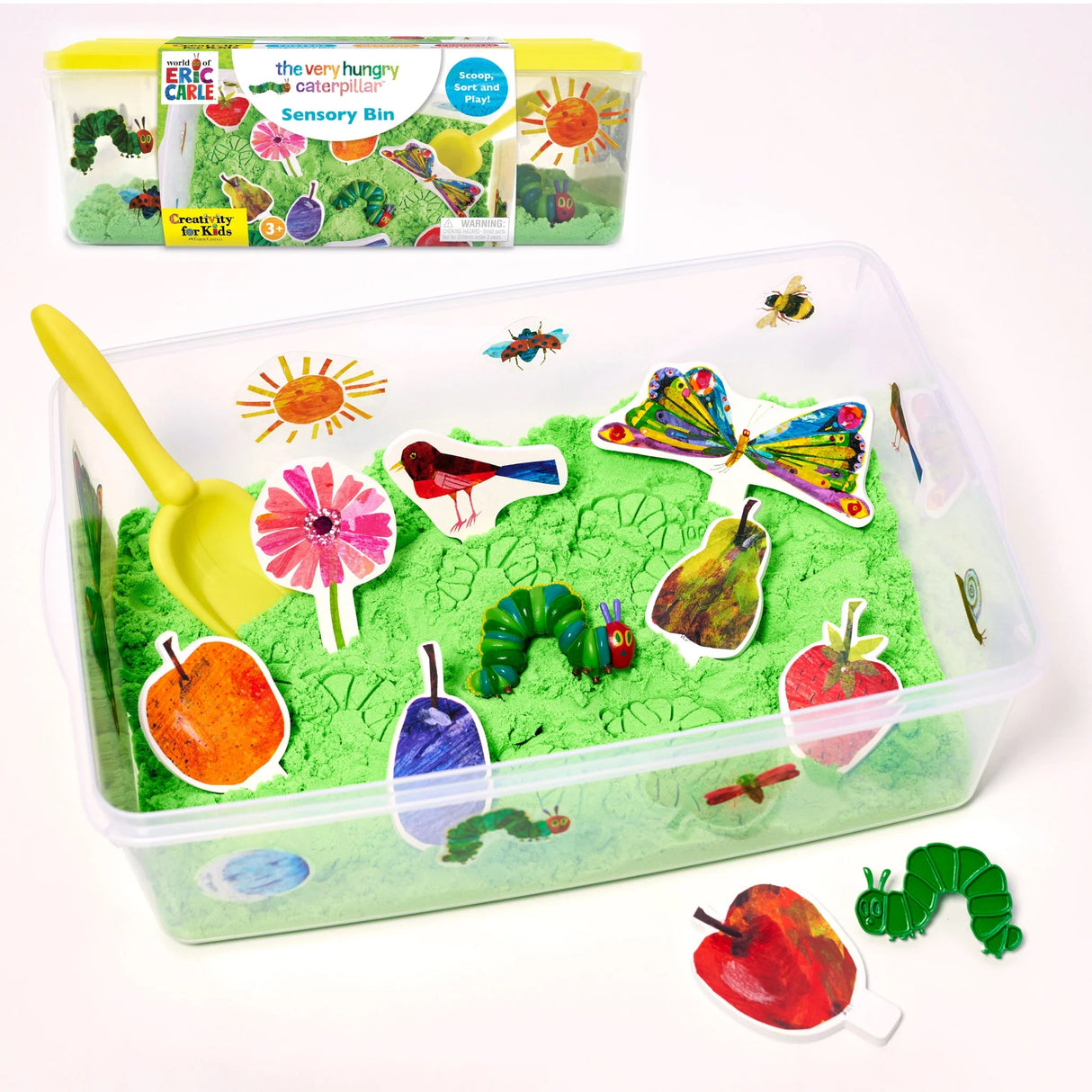The Very Hungry Caterpillar Sensory Bin
