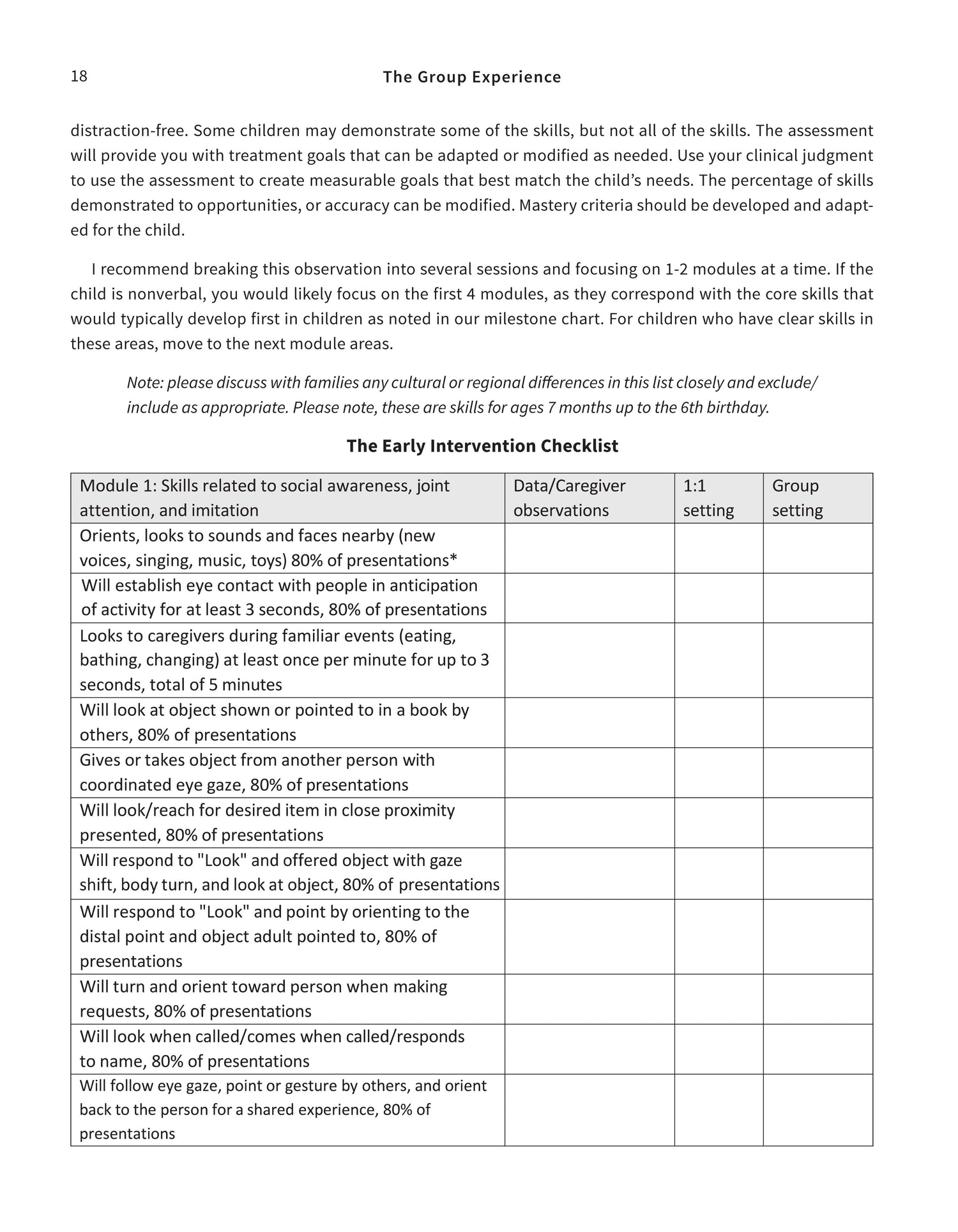 The Group Experience