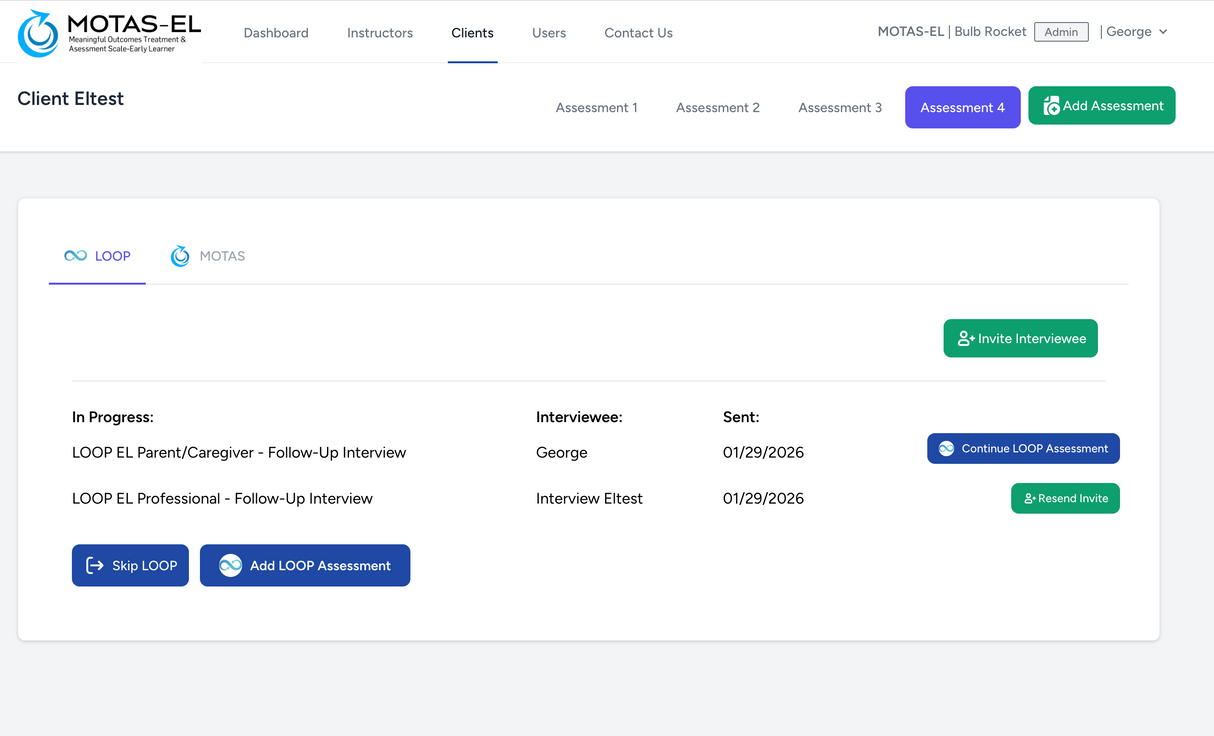 The MOTAS-EL Online Platform