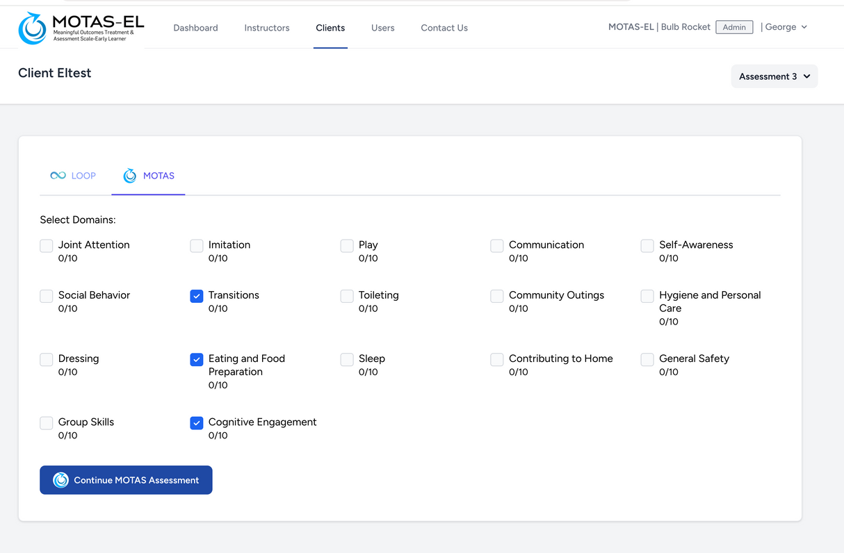 The MOTAS-EL Online Platform