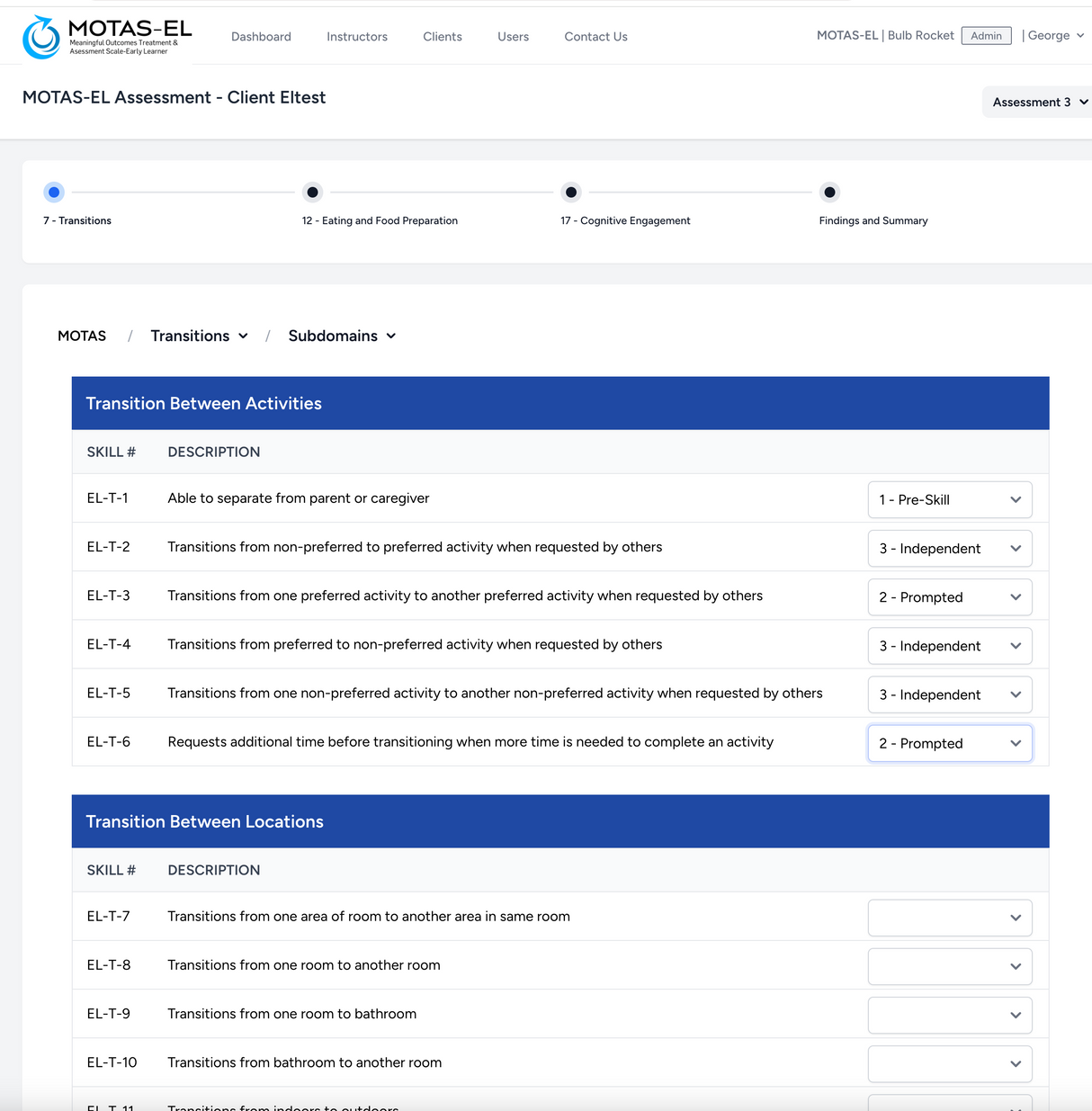 The MOTAS-EL Online Platform