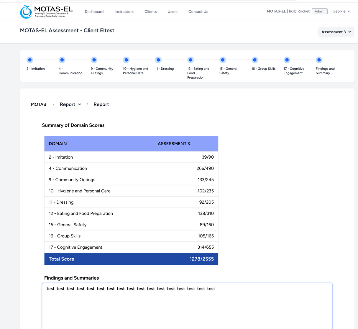 The MOTAS-EL Online Platform