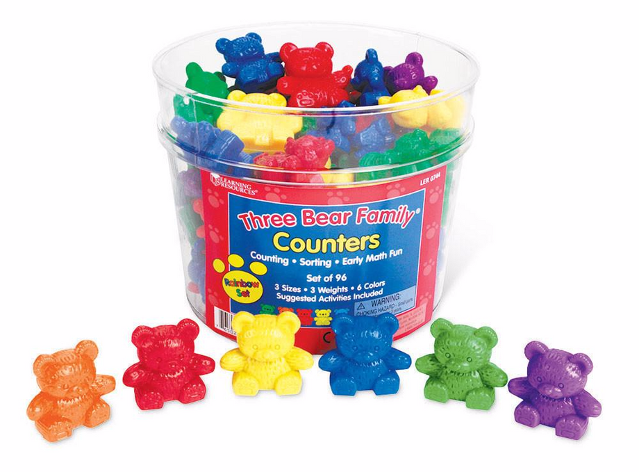 Rainbow cheap counting bears