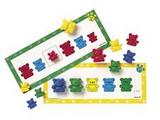 Flashcards for Three Bears Family Counters. Matching, Patterns. For ABA. Special Education.