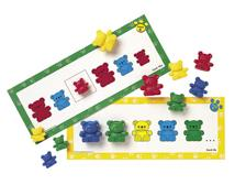 Flashcards for Three Bears Family Counters. Matching, Patterns. For ABA. Special Education.