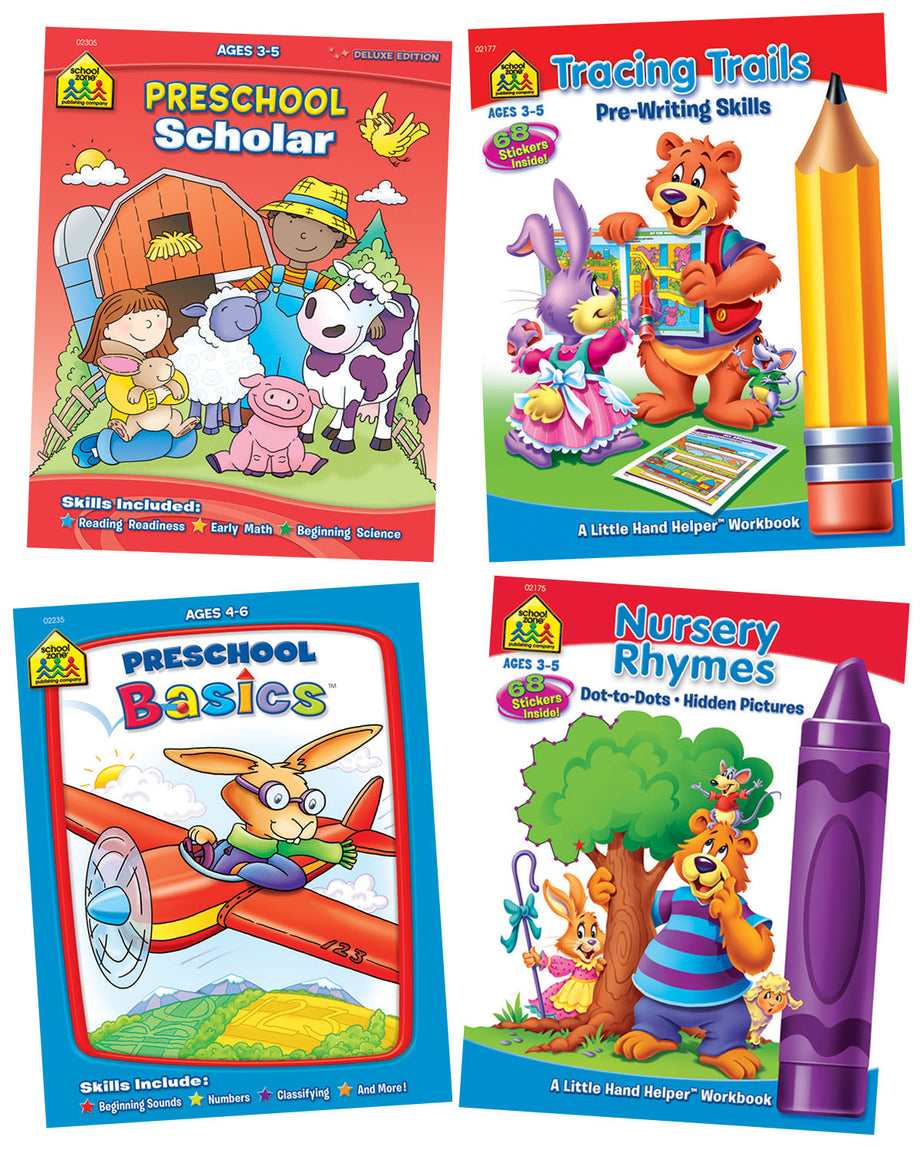 Learning Activity Workbooks for 3-5 Year Olds | Different Roads