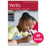 Verbs Flash Cards Volume 2: 40 Action Photo Language Cards
