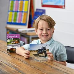 Categories Flashcards: 40 Language Photocards