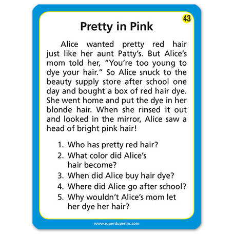 Auditory Memory WH? Fun Deck