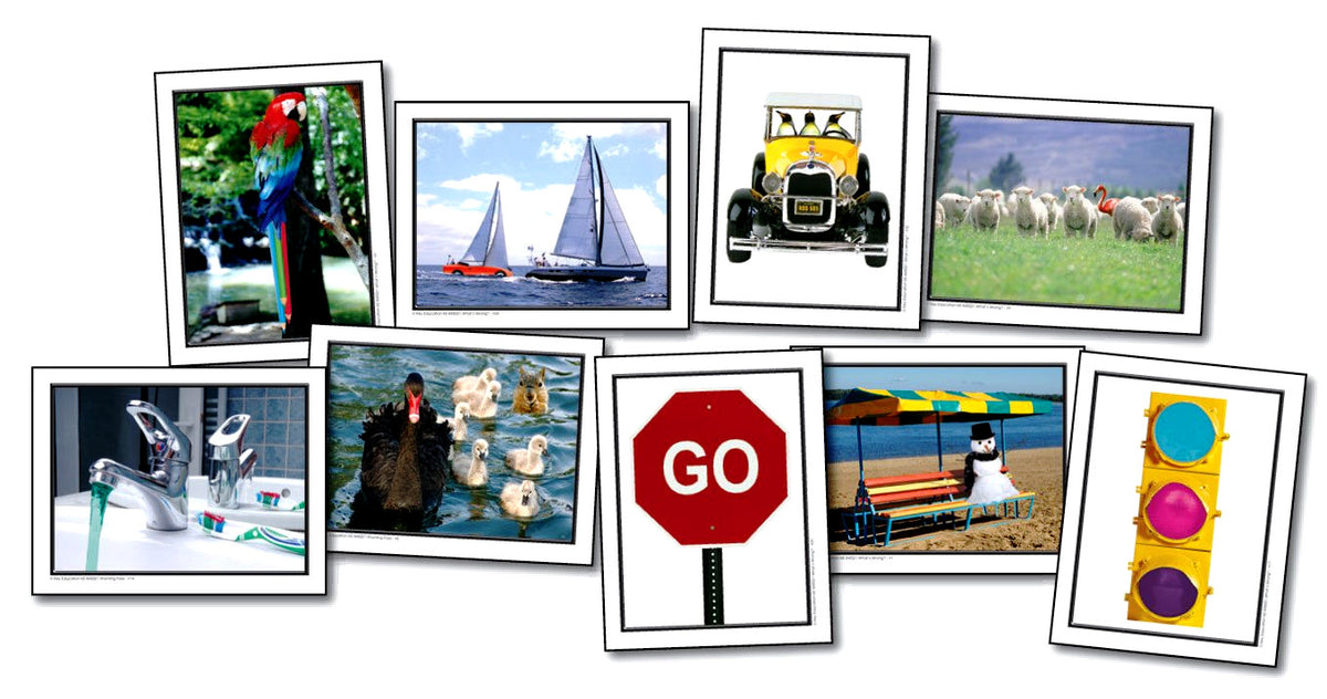 What's Wrong? Cards | Visual Education Flashcards – Different Roads