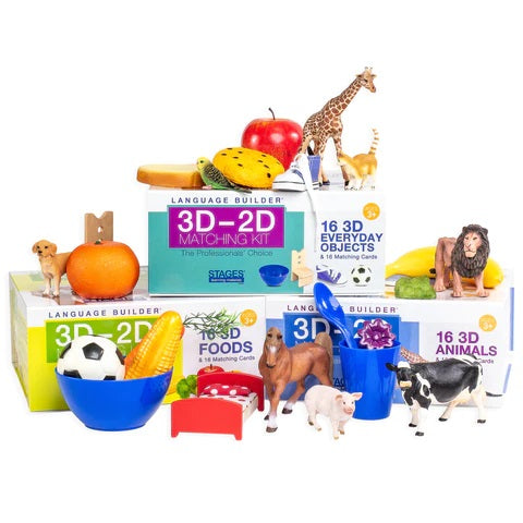 Language Builder: 3-Box 3D-2D Kit Set