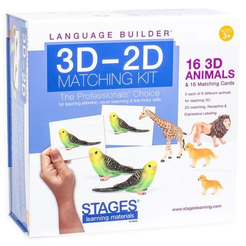 Language Builder: 3-Box 3D-2D Kit Set