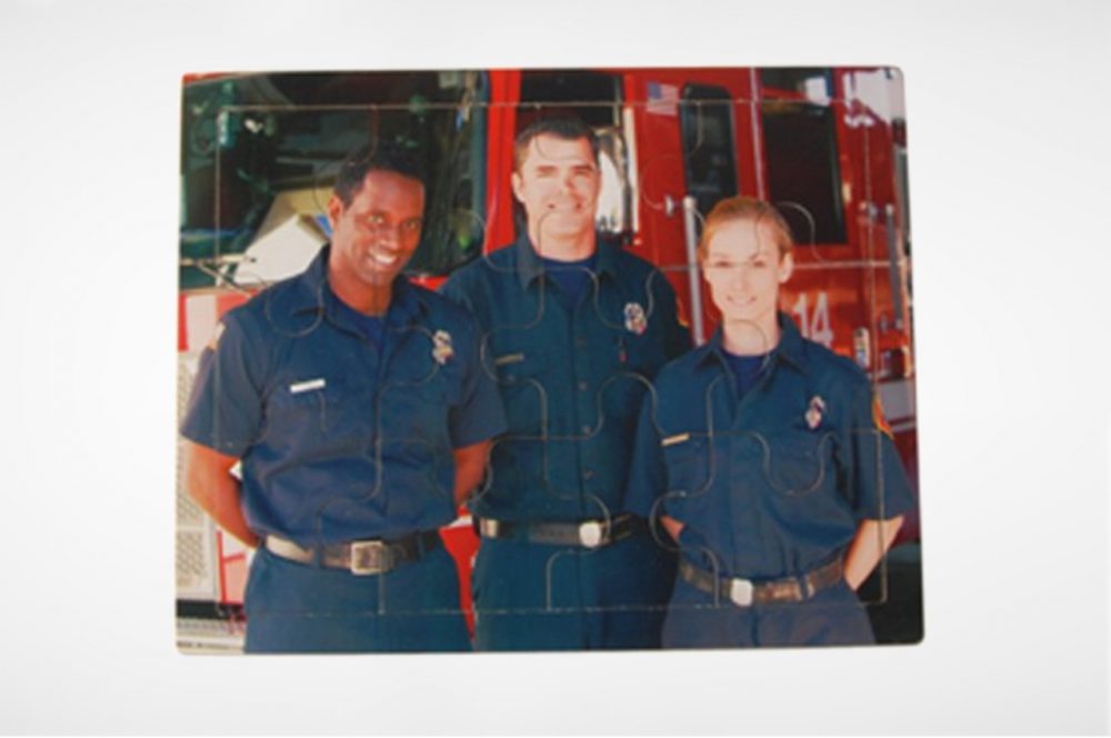 Firefighter Puzzle | 12-Piece Wooden Jigsaw Puzzle