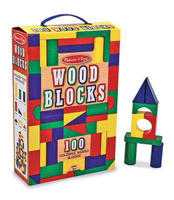 Wood Blocks - Set of 100