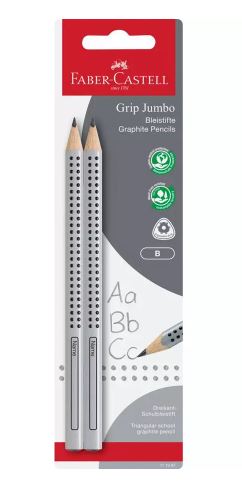 Faber Castell Jumbo Grip Pencils (2)  Beginner Writing Pencils – Different  Roads