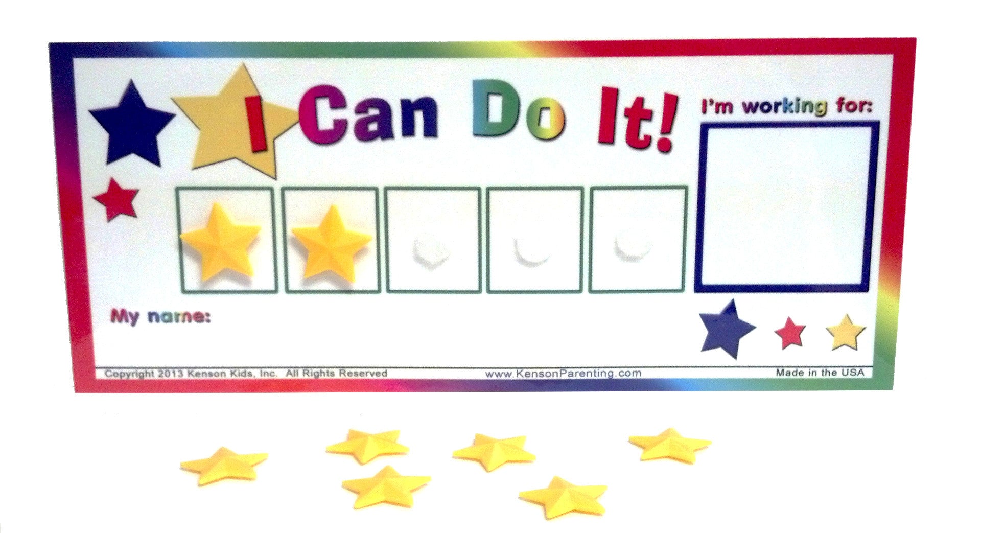 5Star Token Board for Autism ABA Token Board Different Roads