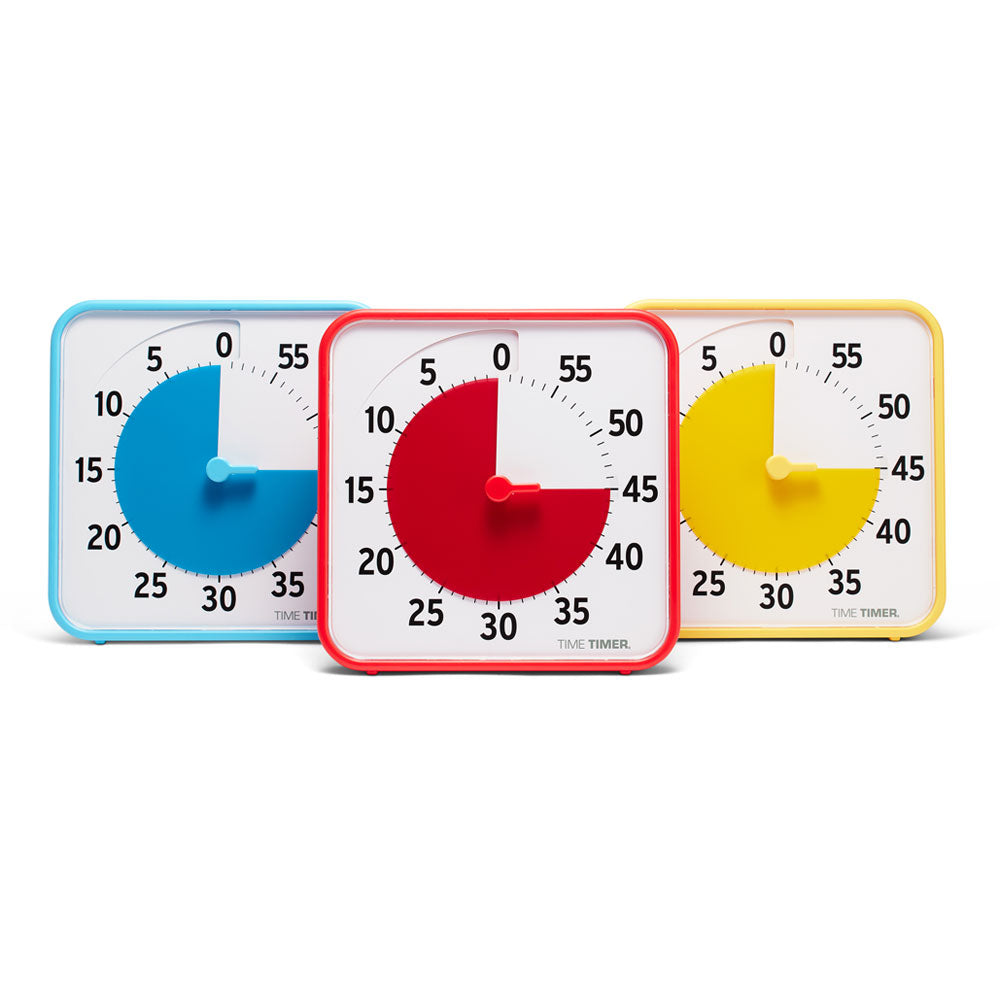 Time Timer® Original 8” - Learning Center Classroom Set (Set of 3) –  Primary Colors