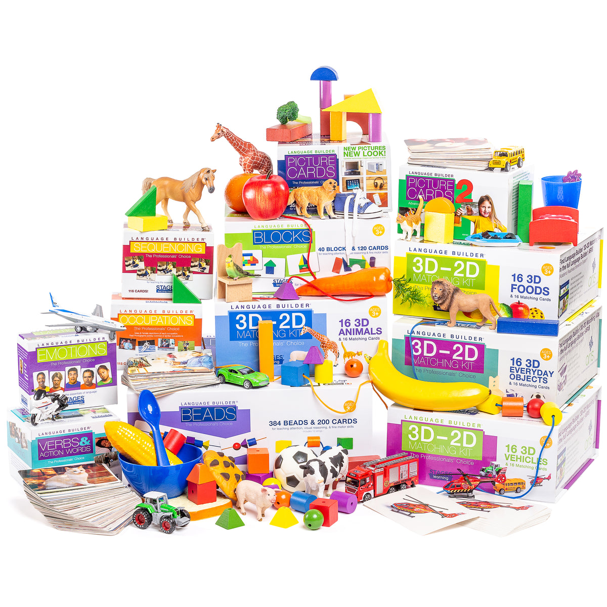 Language Builder Complete 12-Box Autism Education Set – Different Roads